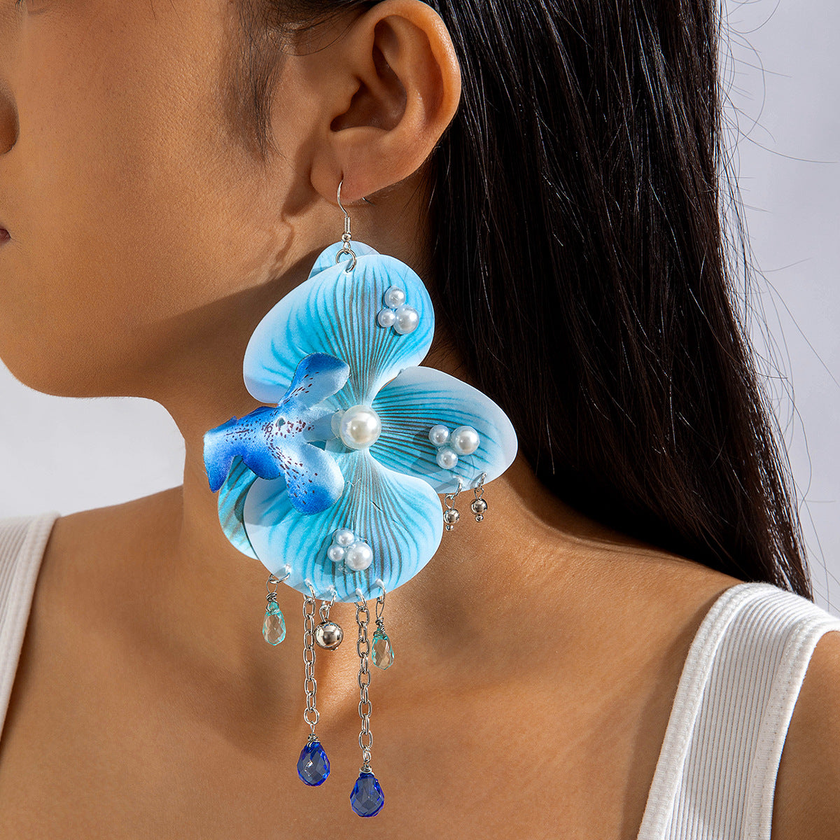 Wholesale 10PCS/Pack multi-color butterfly earrings simulation animal earrings earrings women